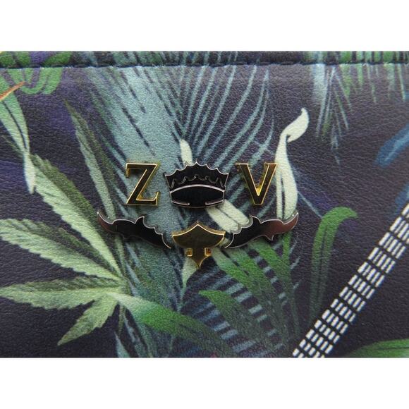 ZADIG & VOLTAIRE Jungle Leather Clutch Handbag ~Bag ~Excellent ~Guitar - Picture 12 of 16